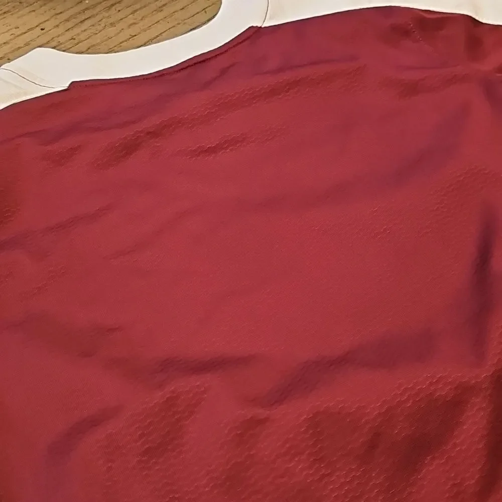 Nike Burgendy Baseball Shirt Size S